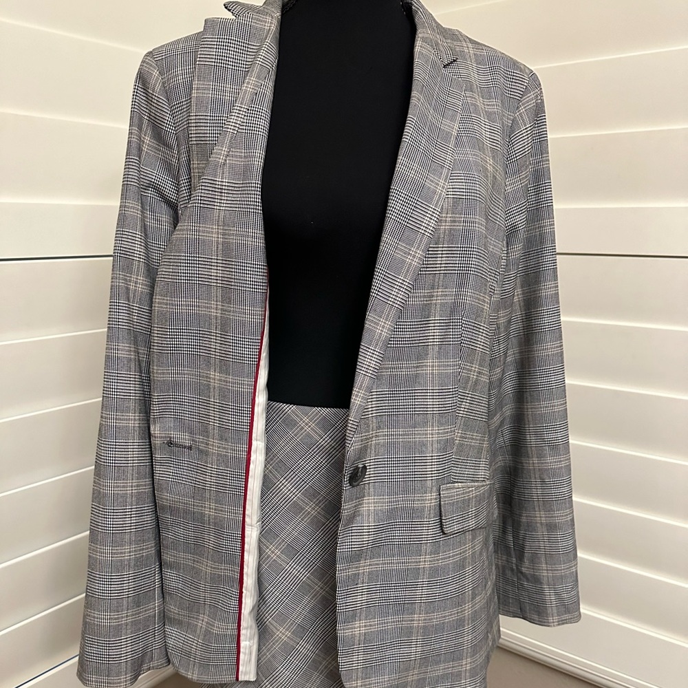 Three piece plaid suit from Talbots